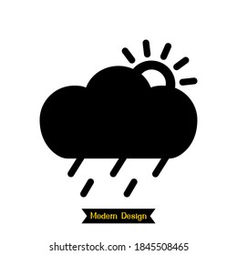 cloud icons with a modern design. vector illustration