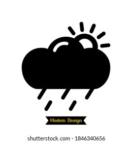 cloud icons with a modern design. vector illustration