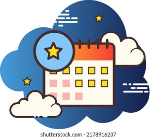 cloud icons for social networks