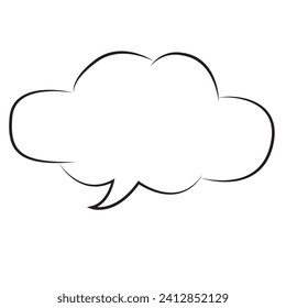 Cloud Icons in trendy flat style isolated on white background. Cloud symbol for your web site design, logo, app, UI.