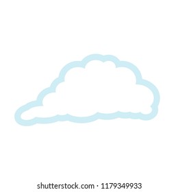 cloud icon,vector cloud  in blue and white .vector icon
