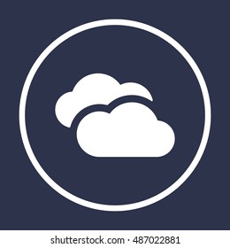 Cloud  icon,vector. Flat design.