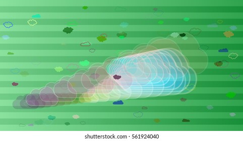 cloud idea background