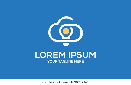 Cloud Idea Vector Logo Design Inspirations