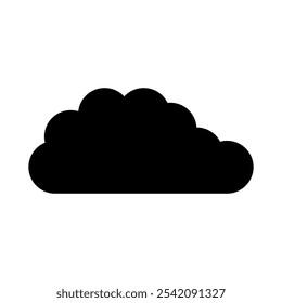 Cloud illustrated on a background