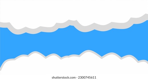 cloud illustration with different color background