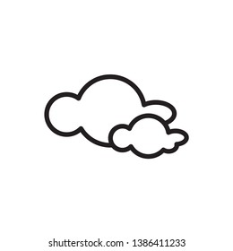 cloud illustration icon logo template