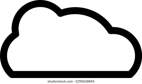 Cloud illustration Icon Vector Design Template (Editable)