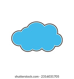 Logo der Cloud, Vektorgrafik-Design