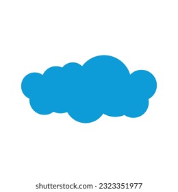 Cloud-Logo, Vektorgrafik-Design