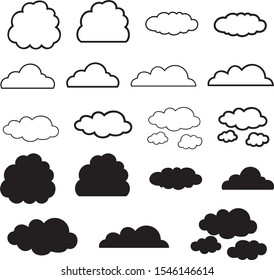 Cloud image which is a sign of natural weather conditions