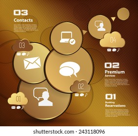 Cloud infographics