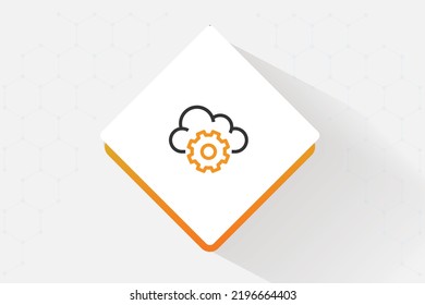 cloud Information security icon vector design