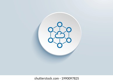 Cloud Information Security Strategy Icon