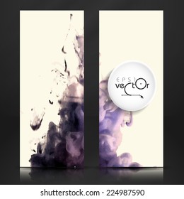 Cloud of Ink In Water. Vector Illustration. Eps 10