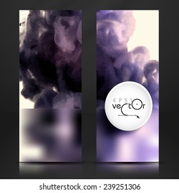 Cloud of Ink In Water. Vector Illustration. Eps 10