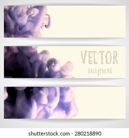 Cloud of Ink In Water. Vector Illustration. Eps 10