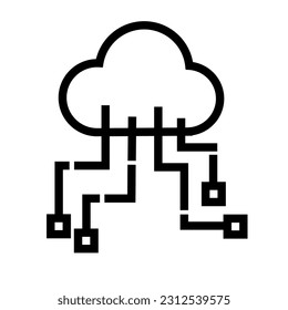 Cloud Internet. Cloud network. Vector.