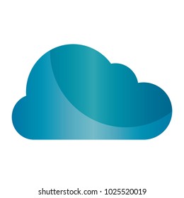 cloud isolated icon image 