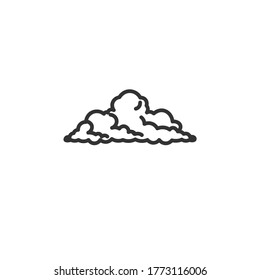 cloud isolated line icon. sky icon