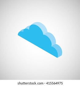 cloud  isometrics design 