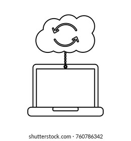 cloud laptop data connection binary hosting information