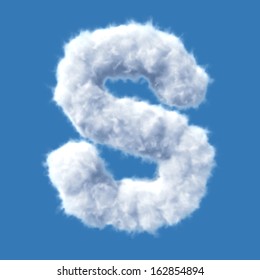 Cloud Letter Vector