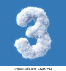 Cloud letter vector