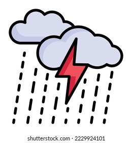 Cloud, light, nature icon in modern style for website mobile logo app UI design. simple vector icon. 
