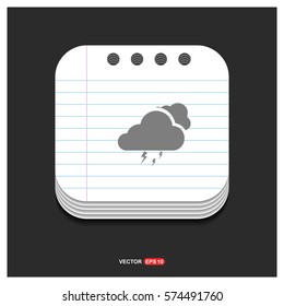 Cloud Lightening Icon