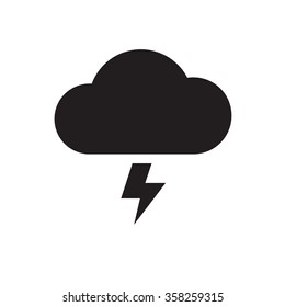 Cloud Lightning Icon