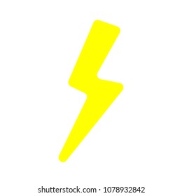 Cloud lightning icon - thunder storm