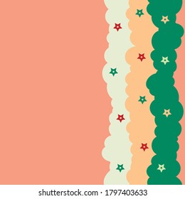 Cloud like abstract vector seamless print