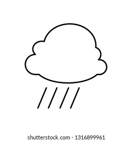cloud line icon