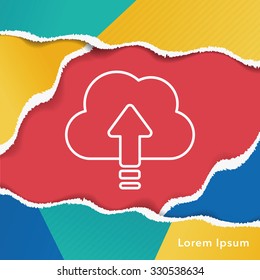 cloud line icon