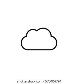 327,345 Cloud line icon Images, Stock Photos & Vectors | Shutterstock