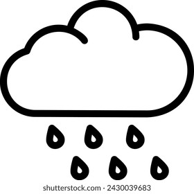cloud line icon illustration vector