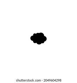 Cloud line icon. Simple style server data poster background symbol. Logo design element. T-shirt printing. Vector for sticker.