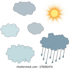 Cloud little clip art