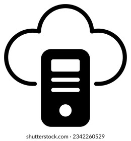 Cloud Load Balancing Icon for uiux, infographic