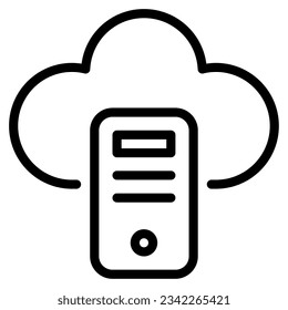 Cloud Load Balancing Icon for uiux, infographic