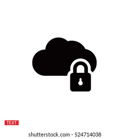 Cloud Lock  Icon