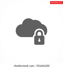 Cloud lock  icon