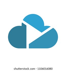 Cloud Logo App Icon Internet Symbol Stock Vector (Royalty Free ...