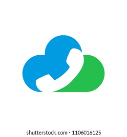 cloud logo. app icon. internet symbol. vector eps 08.