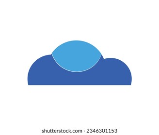 cloud logo design elements symbols
