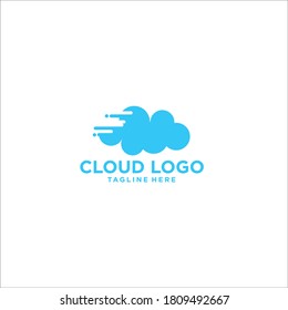 cloud logo design icon silhouette