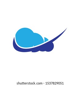 cloud logo design inspiration vector illustration
