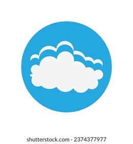 Cloud logo design with a modern and creative concept. Logo for business, emblems, companies and brands.