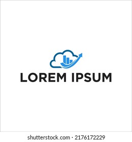 cloud logo design simple technology